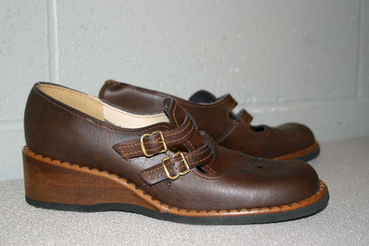 ... 70s WRAP ROMAN GLADIATOR THONG Jesus SANDAL NOS Brown Flat Shoe | eBay